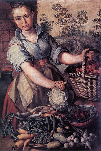 Joachim Beuckelaer Vegetable Seller Sweden oil painting art